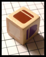 Dice : Dice - Game Dice - Peanut Butter and Jelly by Parker Brothers 1971 - Resale Shop Jan 2010